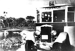 A later bus is seen here at Cudgery Swamp. (Photo: Nola Latta)