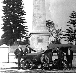 The local Guardian newspaper reported that on 21st July 1927 history was made when the first car was driven to Kurnell. It is pictured here at Captain Cook's Landing Place. (Photo: Dr G.K. Vincent)