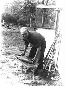 Franz Borsova with part of his day's catch. Lee Jones