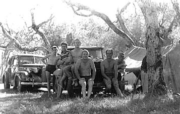 Enjoying camping in the Reserve during the 1950s. Lee Jones