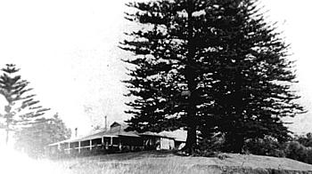 Alpha House, photographed here in 1920, was used as a guesthouse. Elsie Popplewell