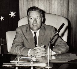 Shire President Arthur Gietzelt in his first year of office